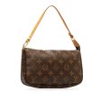 Brown Louis Vuitton Monogram Pochette Accessoires Shoulder Bag Cheap