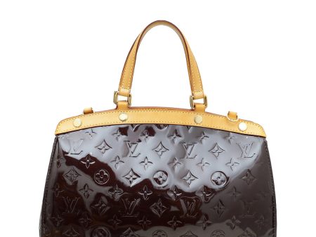 Louis Vuitton Amarante Monogram Vernis Brea MM Bag Supply