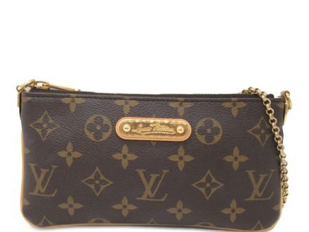 Brown Louis Vuitton Monogram Pochette Milla MM Shoulder Bag Cheap