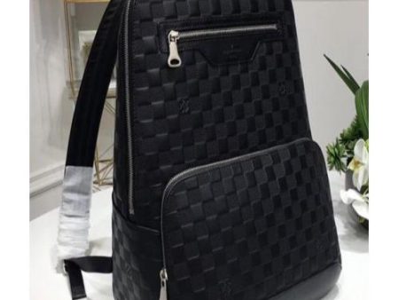 Louis Vuitton Avenue Backpack Damier Infini Leather Onyx on Sale