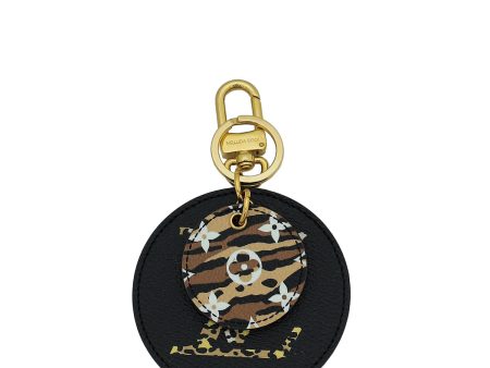 Louis Vuitton Black Monogram Giant Jungle Bag Charm Key Holder Supply