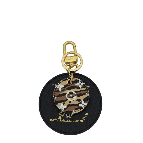 Louis Vuitton Black Monogram Giant Jungle Bag Charm Key Holder Supply