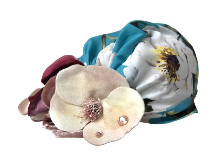 Dolce & Gabbana  Silk Floral Print Turban Hat Online Sale