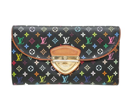 Louis Vuitton Black Multicolor Eugenie Wallet Supply