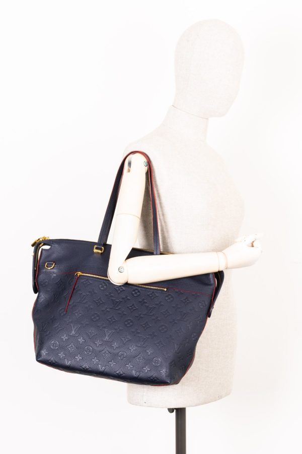 LOUIS VUITTON Bastille Bag Empreinte Blue Fashion