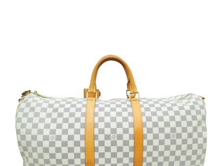 Louis Vuitton Azur Keepall Bandouliere 55 Bag Online Sale