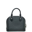 Louis Vuitton Black Alma BB Sporty Bag Sale