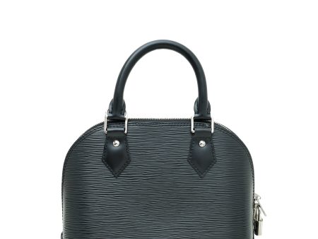 Louis Vuitton Black Alma BB Sporty Bag Sale