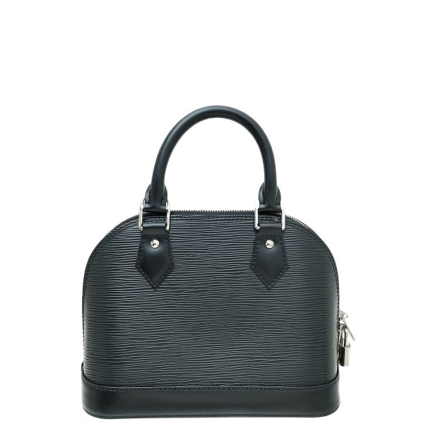 Louis Vuitton Black Alma BB Sporty Bag Sale