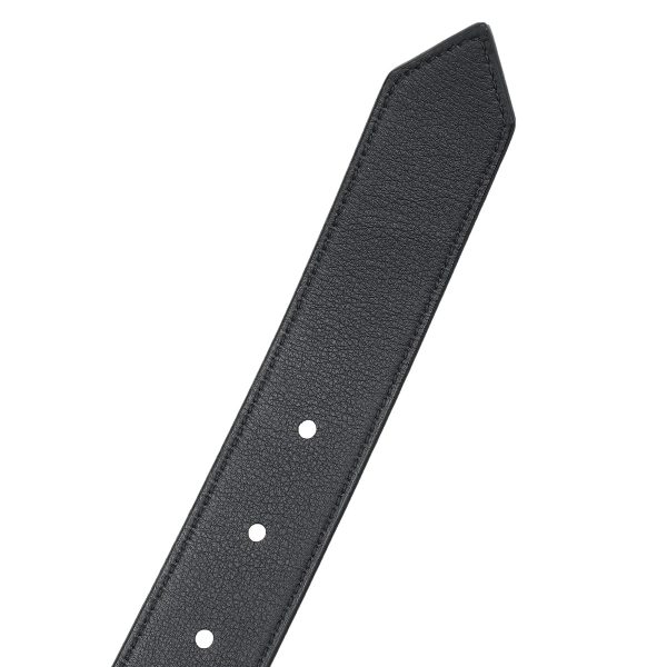 Louis Vuitton Black 30 mm Twist Belt 34 on Sale