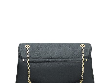 Louis Vuitton Black Monogram Empreinte Saint Germain MM Bag Cheap