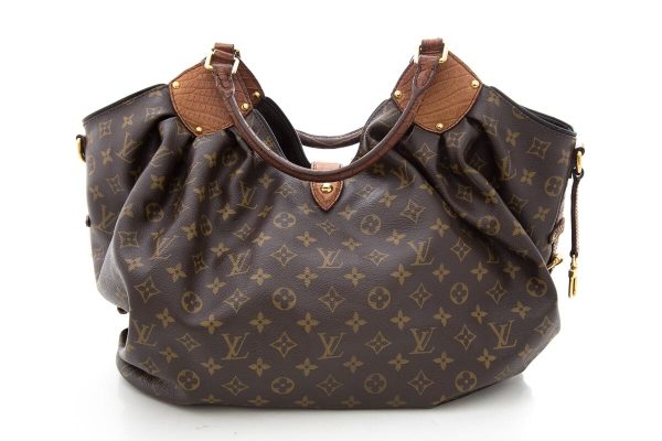 Louis Vuitton 2012 Brown Mahina Monogram & Alligator Handbag For Discount