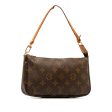 Brown Louis Vuitton Monogram Pochette Accessoires Shoulder Bag For Discount