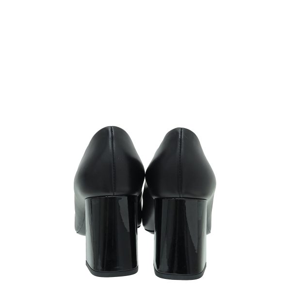 Louis Vuitton Black Madeleine Pumps 37 For Sale