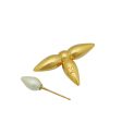 Louis Vuitton White Louisette Stud Earrings on Sale