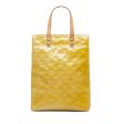 Gold Louis Vuitton Monogram Vernis Reade MM Tote Bag Online Sale