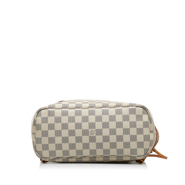 Gray Louis Vuitton Damier Azur Neverfull PM Tote Bag on Sale