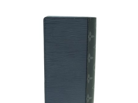 Louis Vuitton Black Eclipse Brazza Wallet W Initial I.A.L For Discount