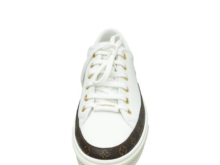 Louis Vuitton White Monogram Stellar Sneakers 36 Online Sale