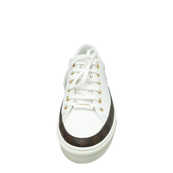 Louis Vuitton White Monogram Stellar Sneakers 36 Online Sale