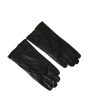 Dolce & Gabbana  Men s Leather Gloves Black Discount