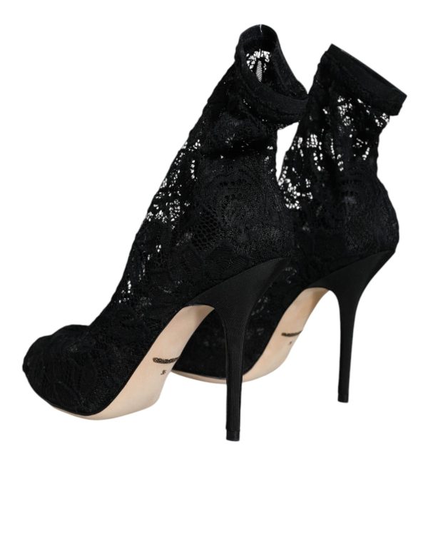 Dolce & Gabbana  Black Lace Stiletto Pumps Online