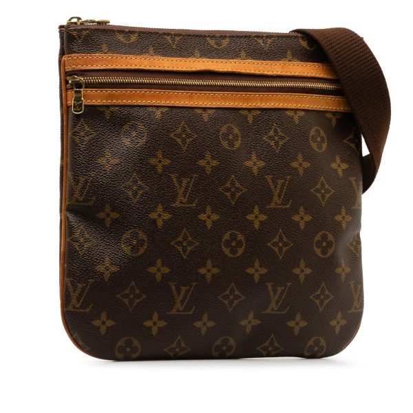 Brown Louis Vuitton Monogram Pochette Bosphore Crossbody Bag Online now