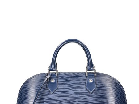 LOUIS VUITTON Alma PM Bag Epi Indigo Supply