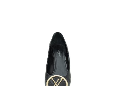 Louis Vuitton Black Madeleine Pumps 36 on Sale