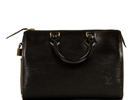 Louis Vuitton - Speedy 28 Vintage  Black Epi Tote Online Hot Sale