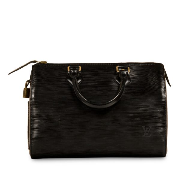 Louis Vuitton - Speedy 28 Vintage  Black Epi Tote Online Hot Sale