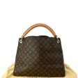 LOUIS VUITTON Artsy MM Monogram Canvas Hobo Bag Brown Online now