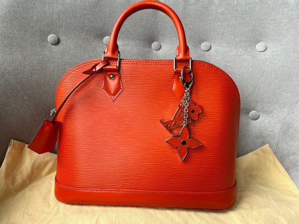 Louis Vuitton Alma PM Orange Epi on Sale