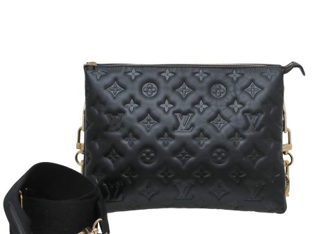 Louis Vuitton Black Monogram Puffy Coussin PM Bag on Sale