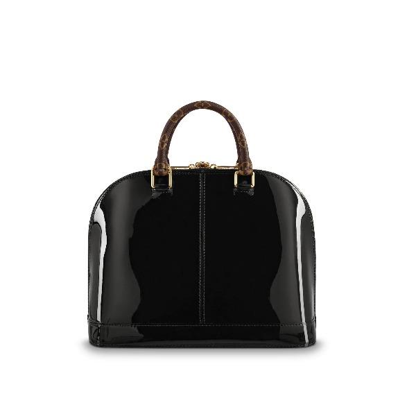 Louis Vuitton Alma PM Bag Patent Leather Black Sale