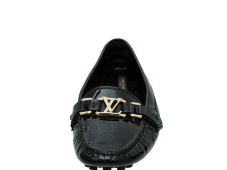 Louis Vuitton Black Vernis Oxford Ballerina Flat 38.5 Online