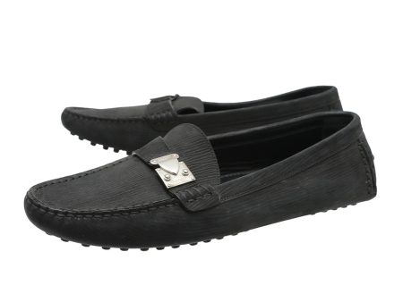 Louis Vuitton Black Lombok Loafers 37.5 Supply