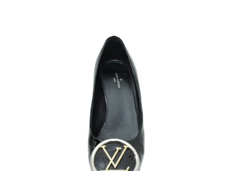 Louis Vuitton Black Vernis Madeleine Pumps 36 Online