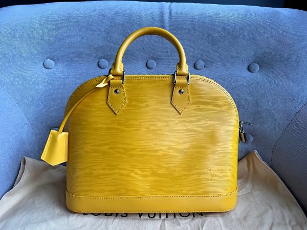 Louis Vuitton Alma PM Citron Yellow Epi Hot on Sale