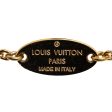 Gold Louis Vuitton Essential V Necklace Sale