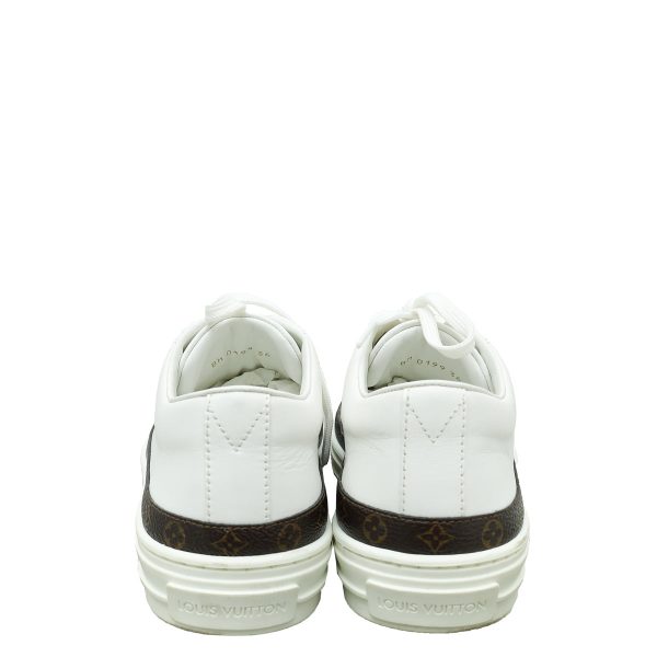 Louis Vuitton White Monogram Stellar Sneakers 36 Online Sale