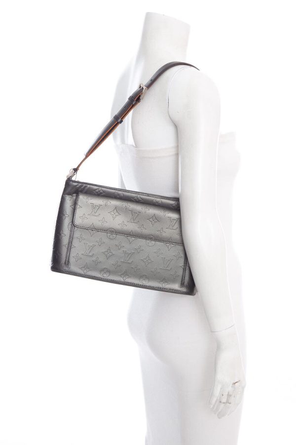 Louis Vuitton 2003 Grey Mat Monogram Handbag on Sale