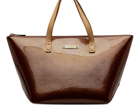 Burgundy Louis Vuitton Monogram Vernis Bellevue PM Handbag Online Hot Sale