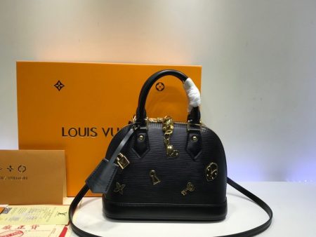 Louis Vuitton Alma BB Epi Leather Love Lock Edition Black For Discount