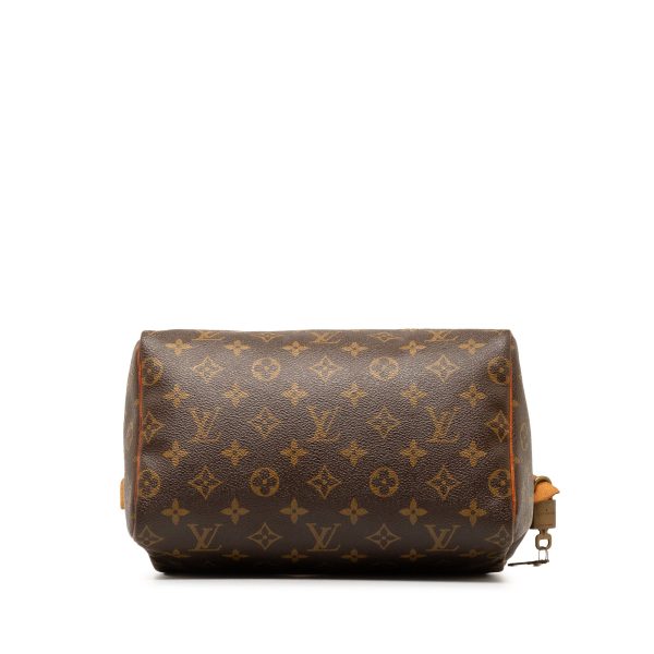 Brown Louis Vuitton Monogram Speedy 25 Boston Bag For Sale