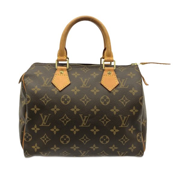 Brown Louis Vuitton Monogram Speedy 25 Boston Bag Hot on Sale