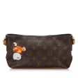 Brown Louis Vuitton x Takashi Murakami Monogram Panda Trotteur Online now