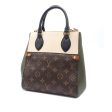 Brown Louis Vuitton Monogram Fold Tote PM Satchel Online now