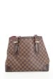 Louis Vuitton 2008 Brown Damier Ebene Hamstead Handbag Fashion