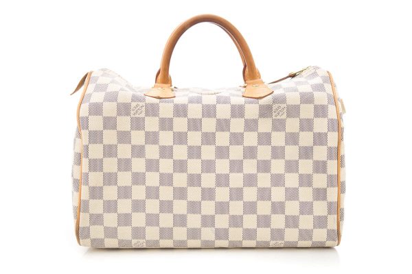 Louis Vuitton 2008 White Damier Speedy Handbag Online Sale